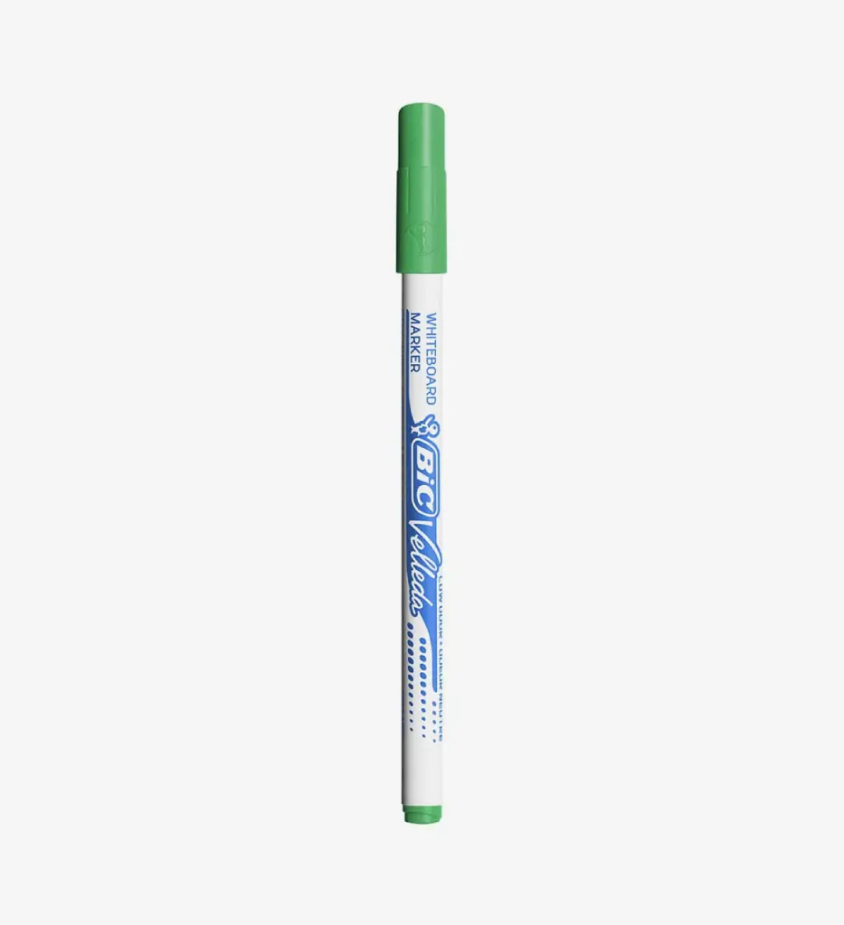 Marqueur Effaçable Pointe fine Vert VELLEDA - BIC 