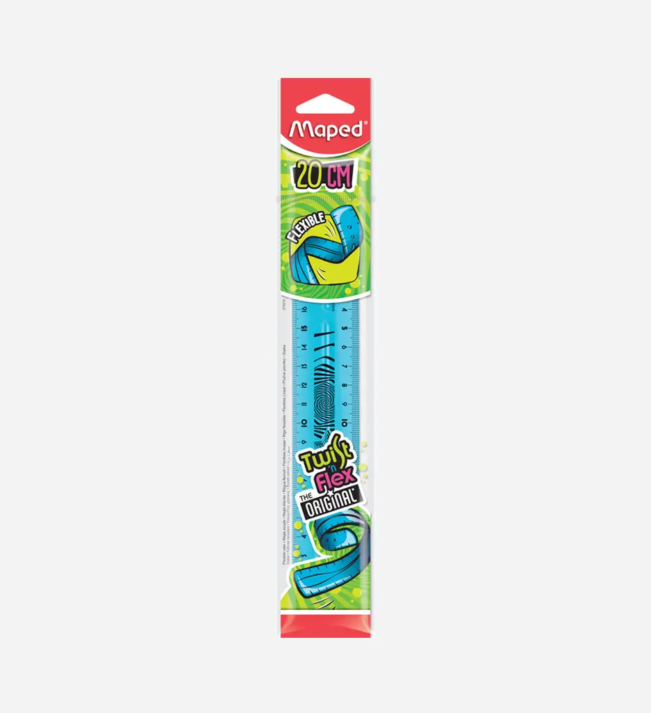 Règle flexible 20 cm Maped Twist'n Flex