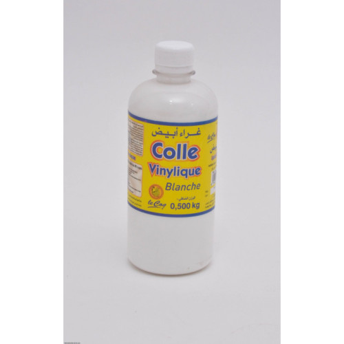 Bouteille 1/2 Litre Colle Blanche -  LE COQ